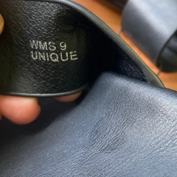 DV Dolce Vita Black Buckle Slides Sandals Comfortable Slip On Size 9 - Picture 10 of 11